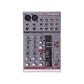 Mezcladora 4 Canales Phonic AM85 - Envío Gratuito