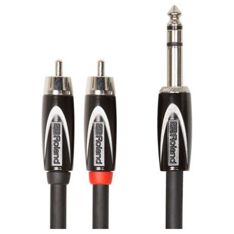 Cable Dos RCA a Plug Roland RCC-10-TR2R de 3 metros - Envío Gratuito