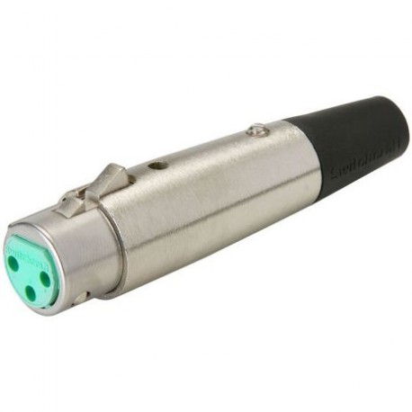 Conector XLR Switchcraft Hembra A3F - Envío Gratuito