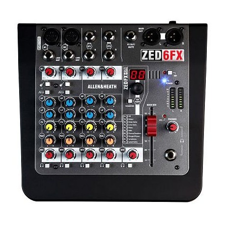 Mezcladora Análoga ZED-6FX Allen y Heath - Envío Gratuito